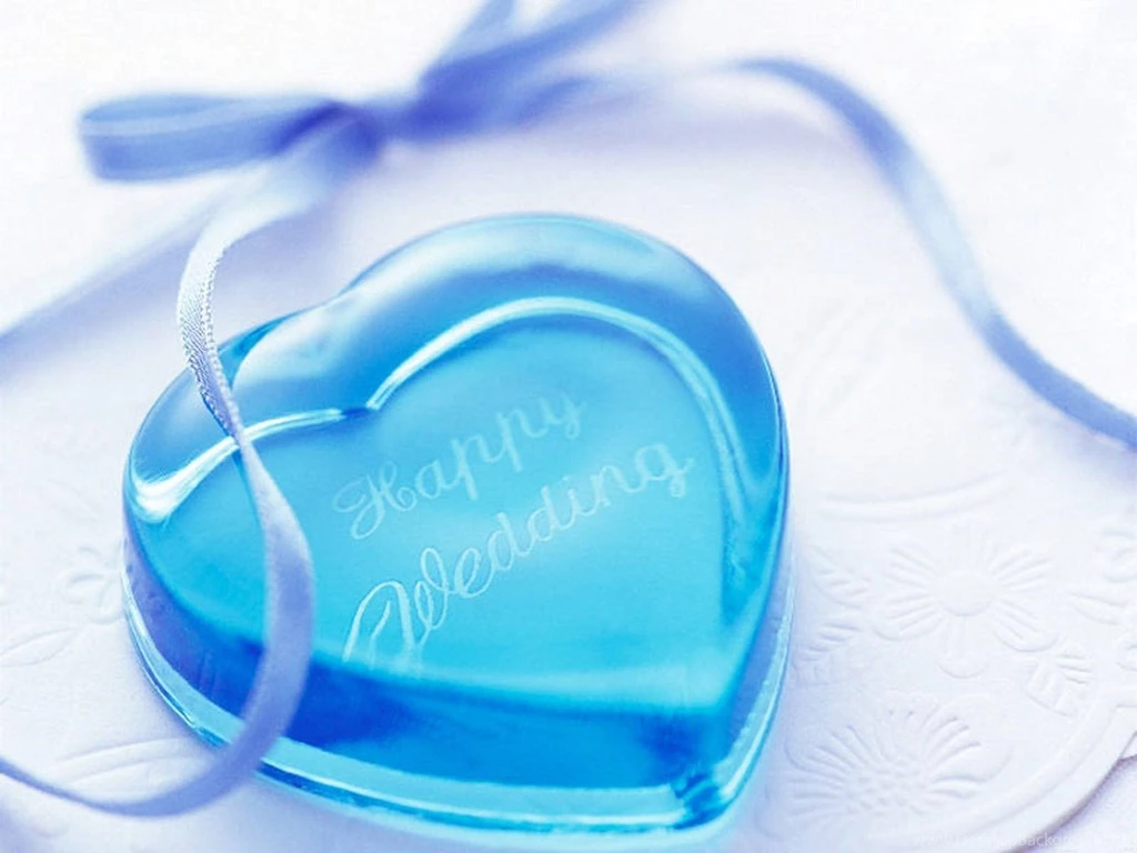 CRYSTAL BLUE LOVE HEART WITH RIBBON Love Wallpapers