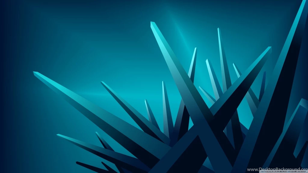 Blue 3D Crystals HD Desktop Wallpapers : High Definition ...