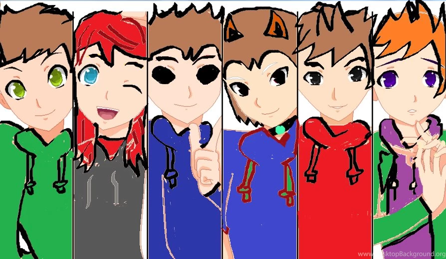 The Six Eddsworld Gang (wallpaper) By ShinagamiCrona On DeviantArt