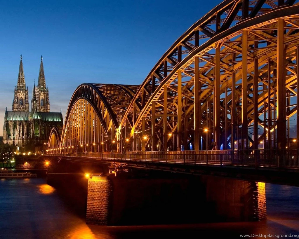 Cathedral Hohenzollern Bridge Germany Hq Backgrounds HD Wallpapers ...