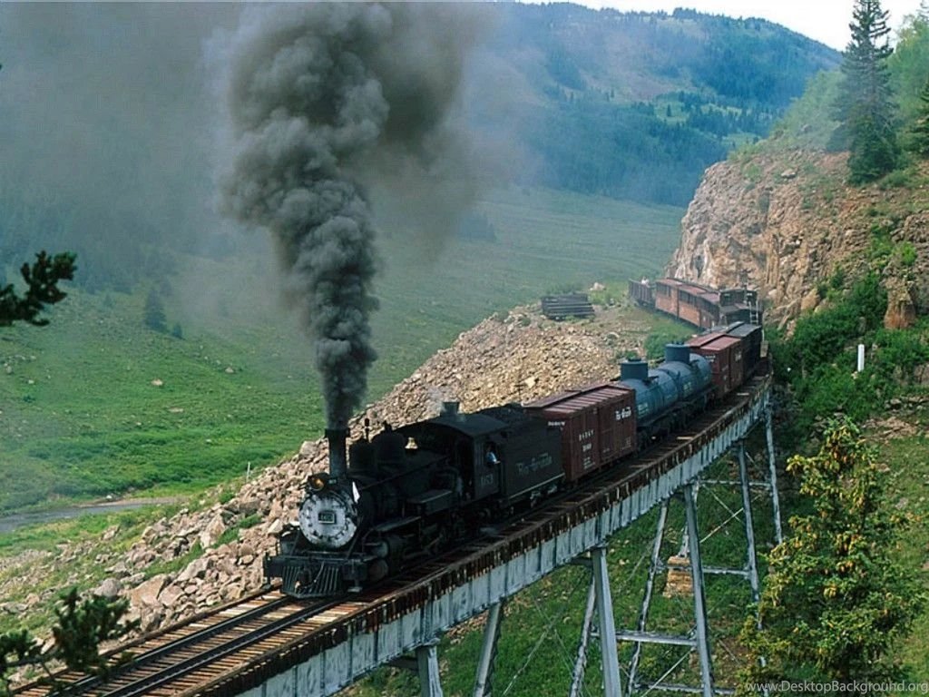 Free Desktop Wallpaper, Old Train