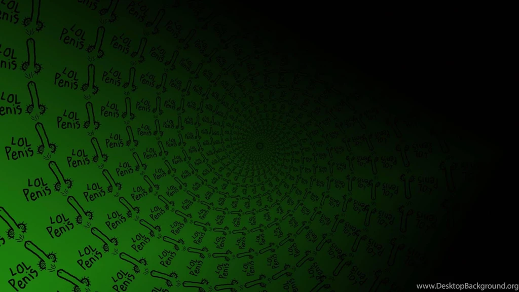 Green Humor Penis Wallpapers   (