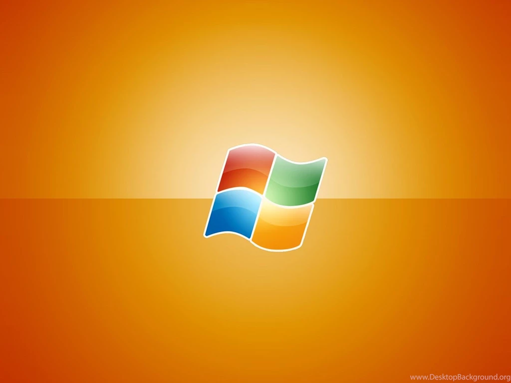 Yellow Windows Vista Logo Wallpapers Desktop