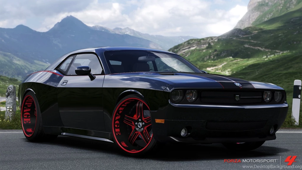 Black Dodge Challenger SRT8 Wallpapers