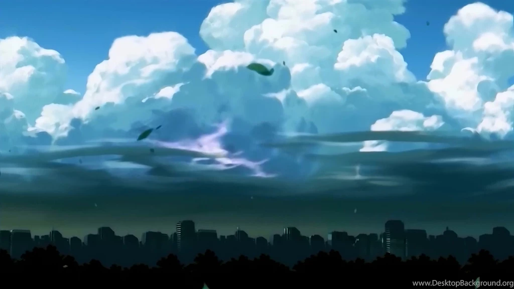 Download White Sky Anime Scenery Wallpapers HD Desktop