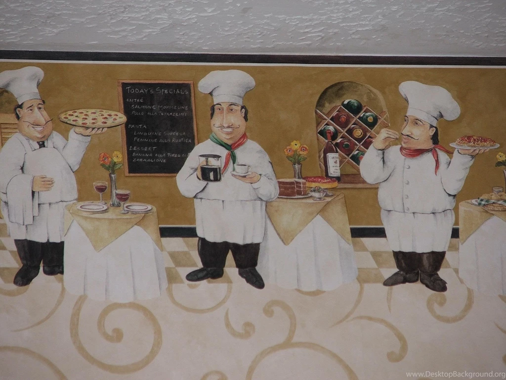 Fat Chef Wall Decor Desktop Background