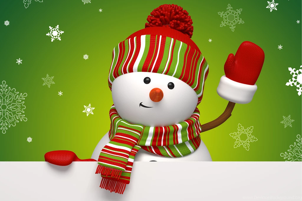 Snowman Waving Wallpapers And Images Wallpapers, Pictures, Photos