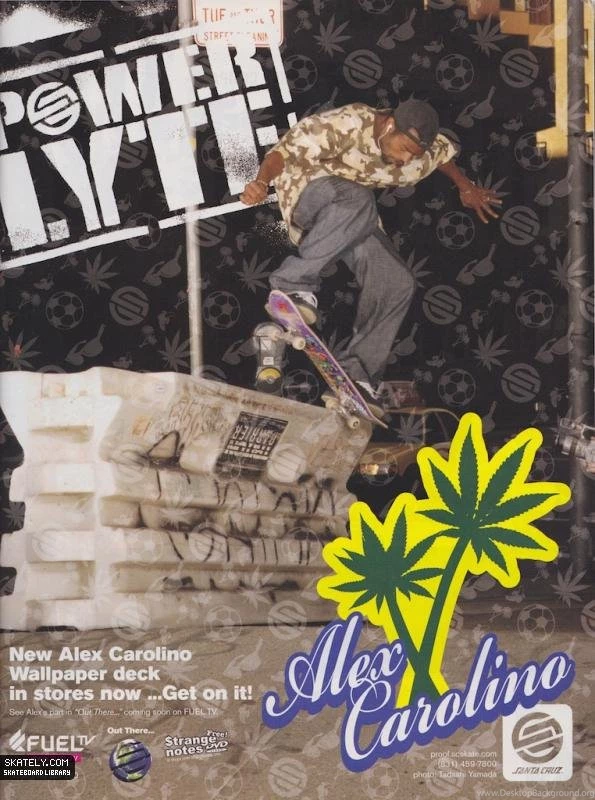 Santa Cruz Skateboards Carolino Wallpapers Deck Ad (2007 ...