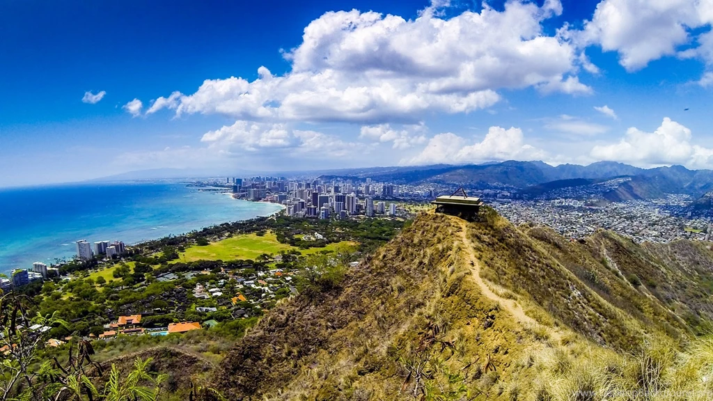 Time Lapse Video From The Top Of Diamond Head Crater, Oahu YouTube