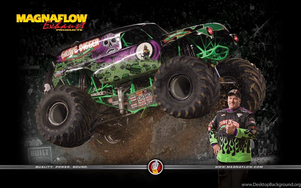Monster Truck Grave Digger Truck Car Vehicle Dennis Anderson HD ...