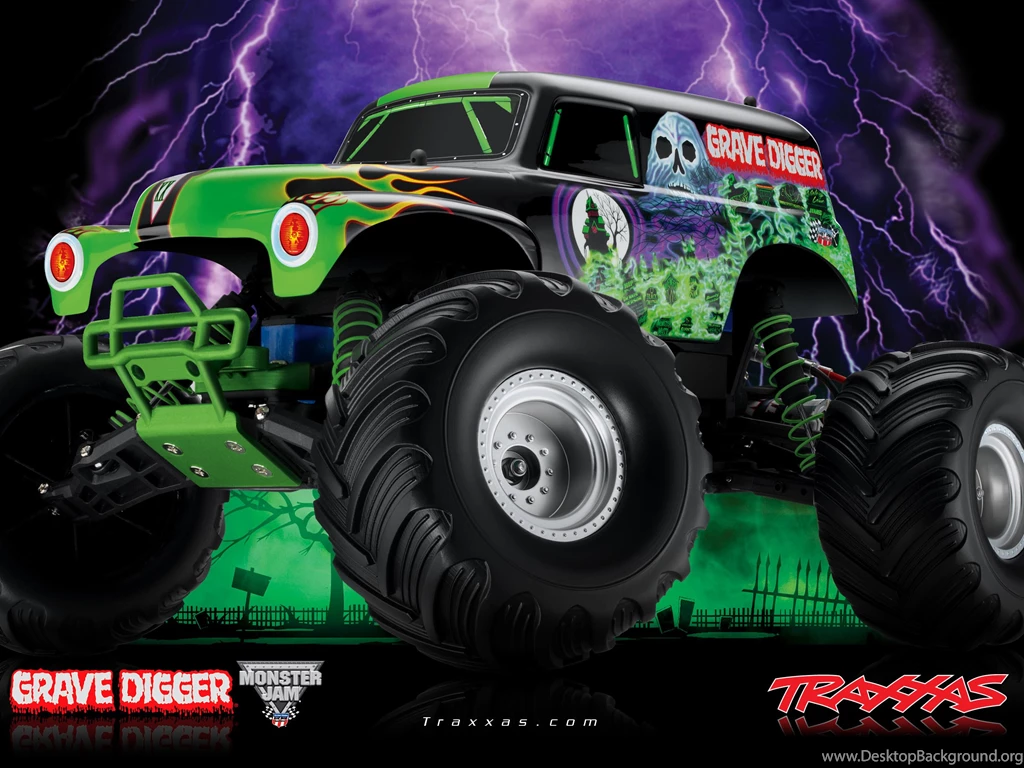 GRAVE DIGGER Monster Truck 4x4 Race Racing Monster truck Lk ...