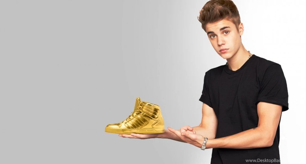 Justin Bieber Wallpapers Golden Shoes Wallpapers