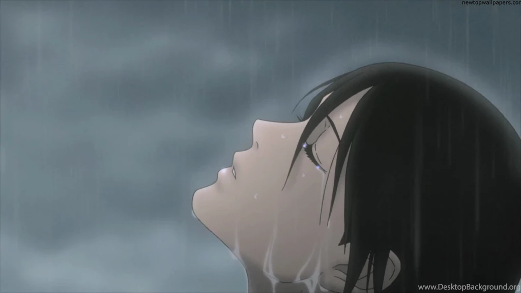 Anime Girls In Rain Wallpapers HD Pictures
