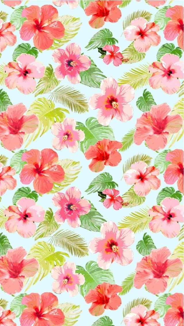TROPICANA Pink X Blue Iphone 5 Wallpapers 640X1136px
