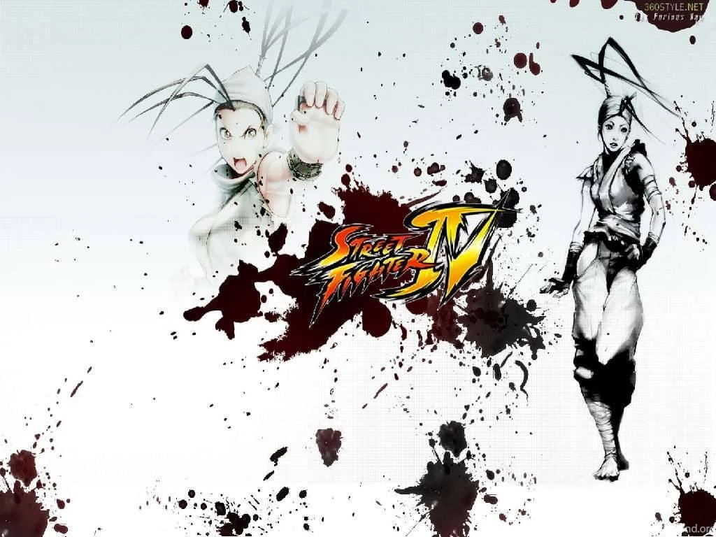 Street Fighter Iv Logo With Ibuki   Street Fighter Wallpapers