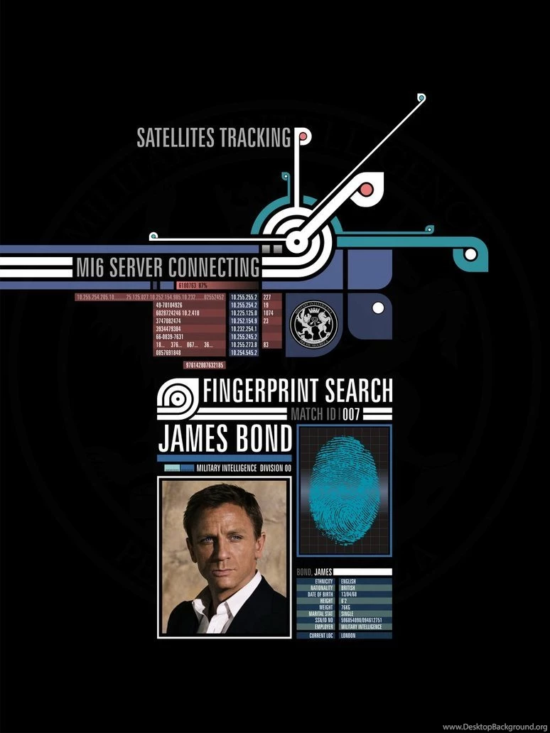 James Bond Fingerprint Detecting By JAMES MI6 On DeviantArt