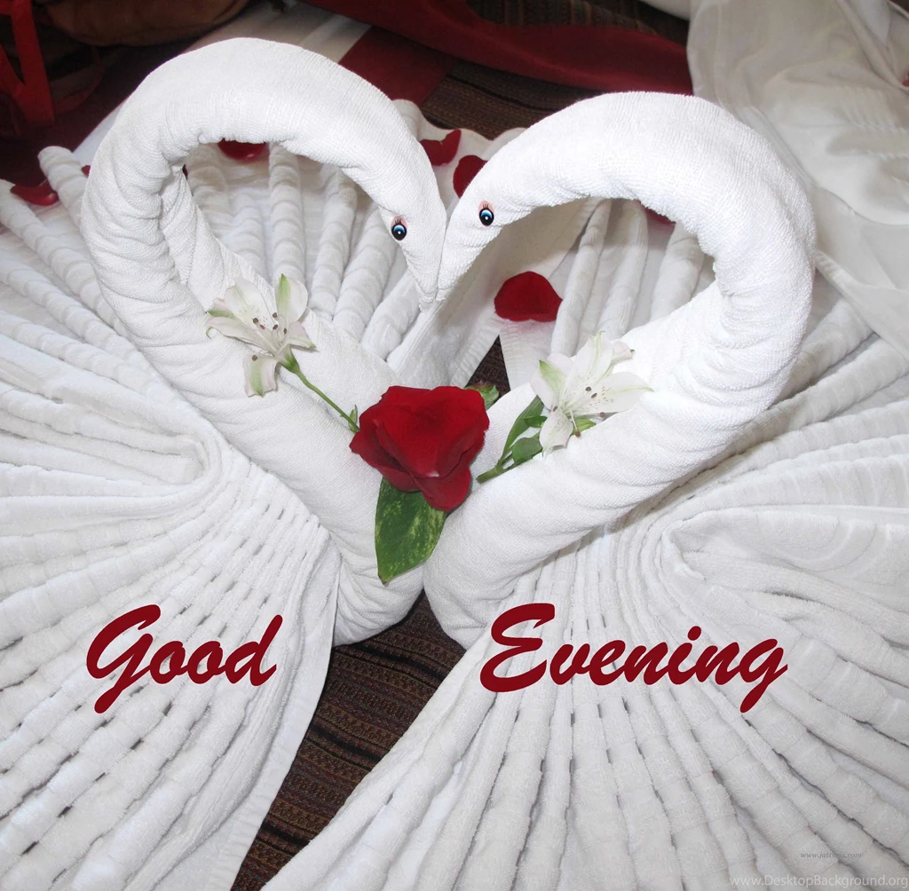 Good Evening Lovely Heart Hd Image