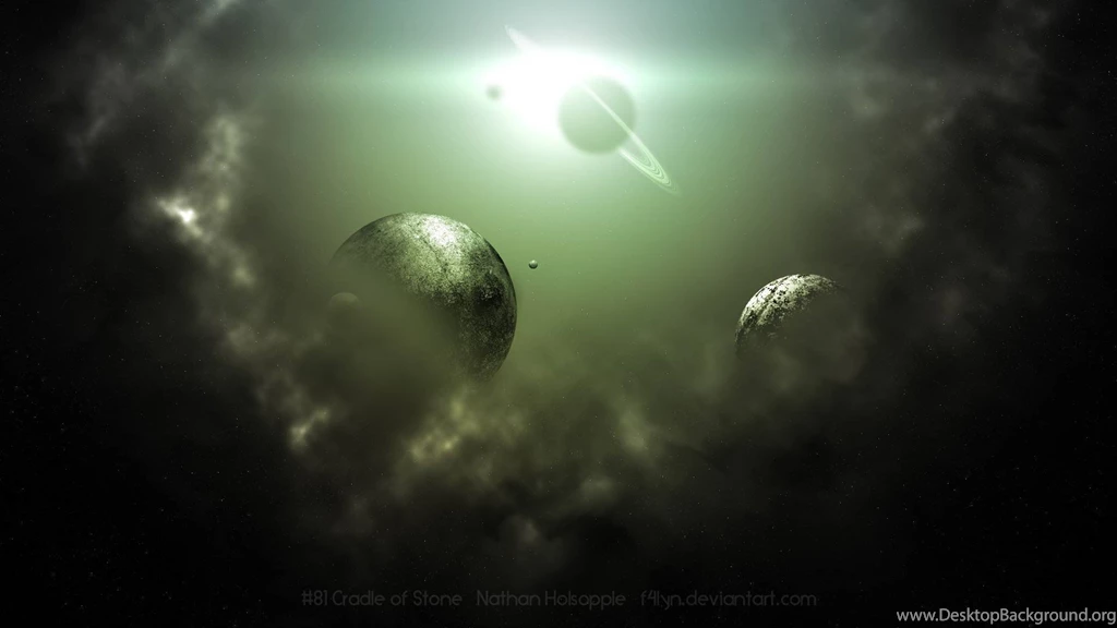 Blue Space Widescreen Artwork Space Scenes Hdtv Wallpapers   (