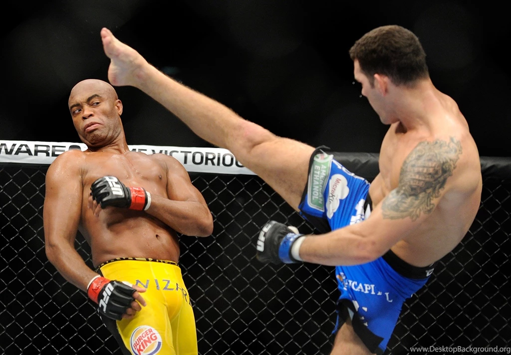 Ufc Anderson Silva Leg Boxing Desktop Background