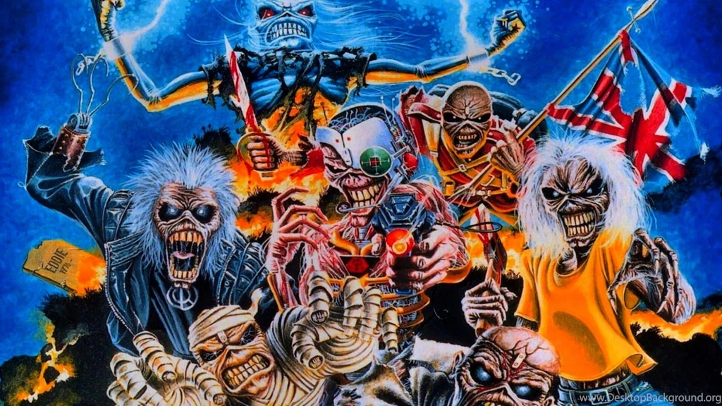 IRON MAIDEN Power Metal Heavy Artwork Dark Evil Eddie Skull ...