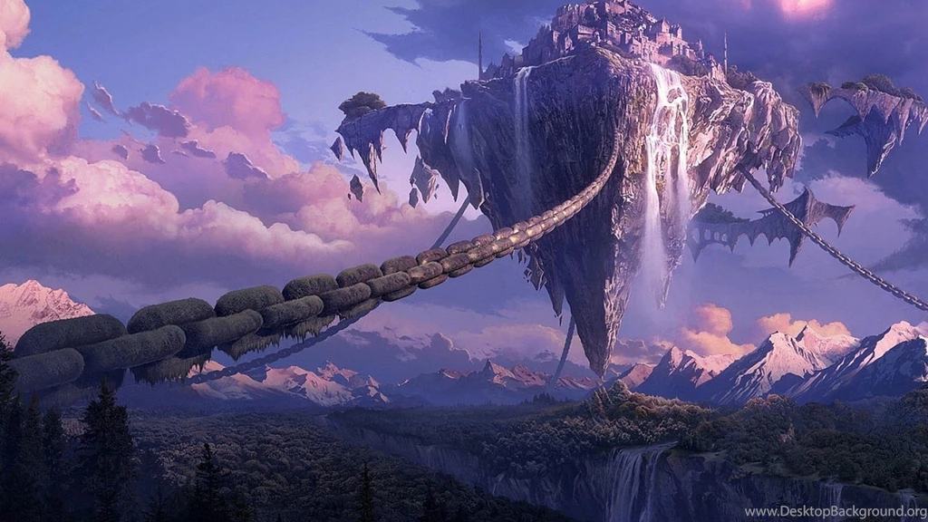 Floating Island, Fantasy, Forest, Artwork, Islands, 1920x1080 HD ...