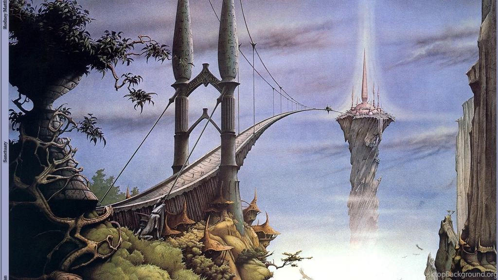 Fantasy Art Magic Island Bridges Wallpapers