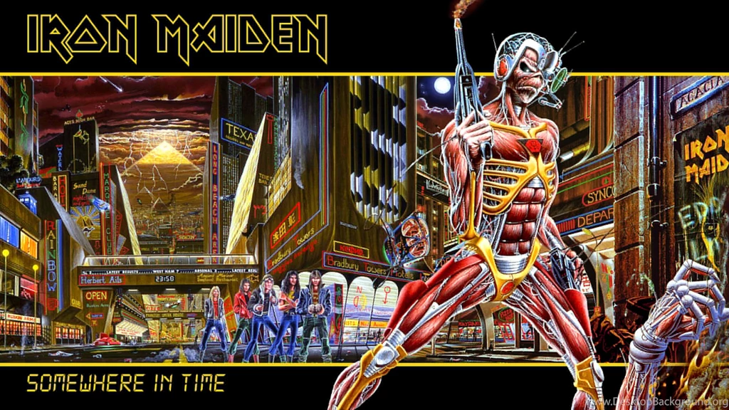 Iron Maiden Eddie Futuristic Sci fi Sci Heavy Metal Wallpapers ...