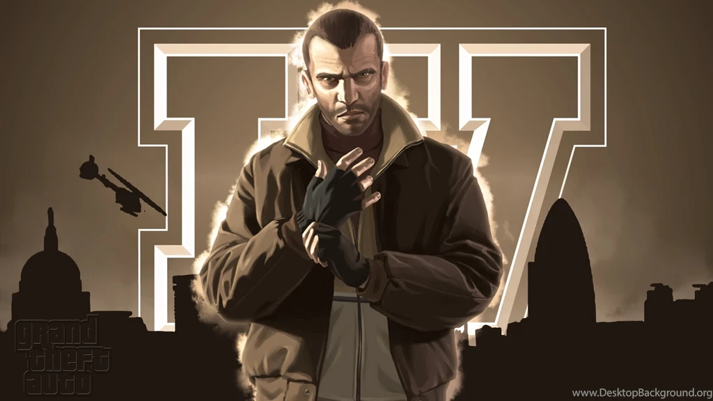 Download Wallpapers 1920x1080 Gta, Grand Theft Auto 4, Niko Bellic ...