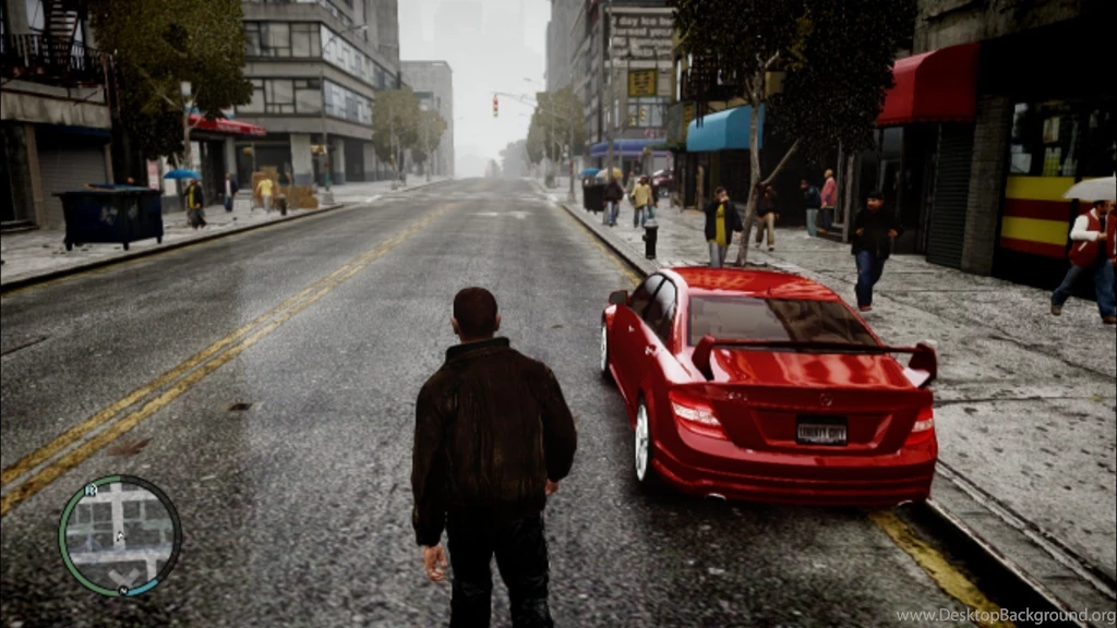 GTA IV   Mercedes C350 AMG // [ENB Settings + Ultimate HD Textures ...