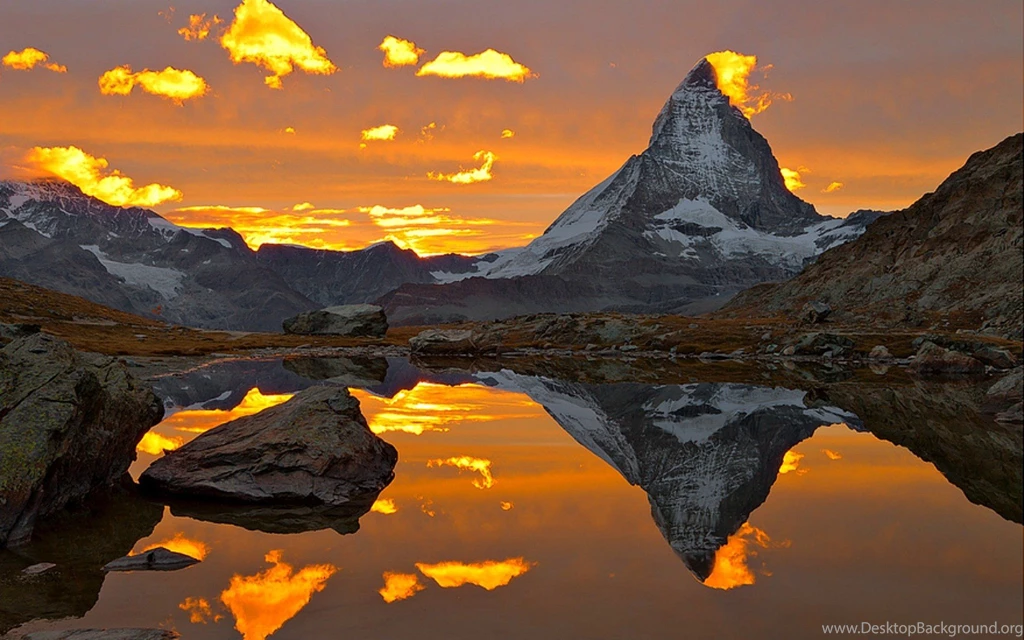 Download Mountain Sunset Wallpapers Desktop Backgrounds