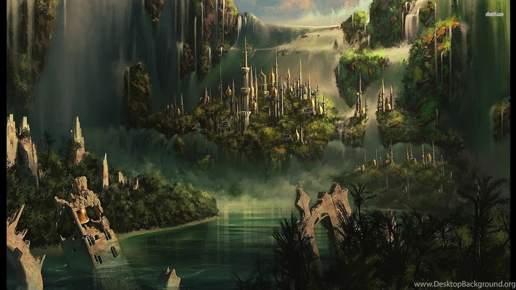 Floating Cities Wallpapers   Fantasy Wallpapers