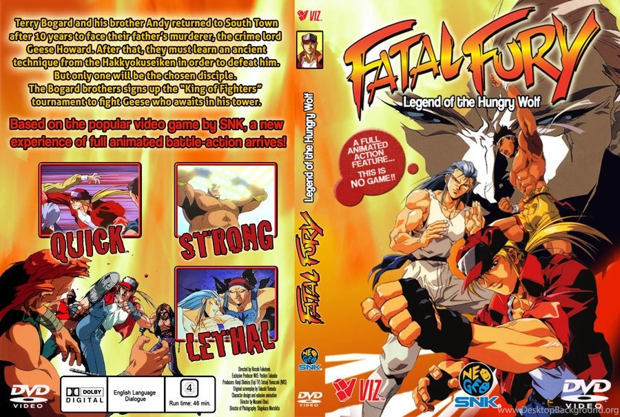 Fatal Fury DVD Cover By Hellstinger64 On DeviantArt