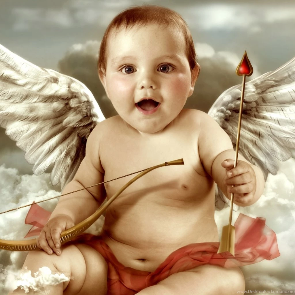 Download Wallpapers 1024x1024 Angel, Arrow, Baby IPad, iPad 2, iPad ...