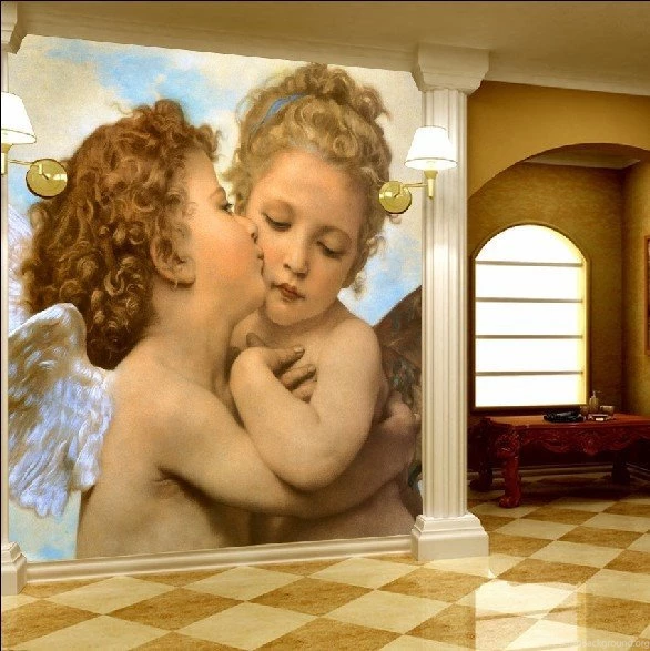 Popular Angel Baby Wallpaper Buy Cheap Angel Baby Wallpapers Lots ...