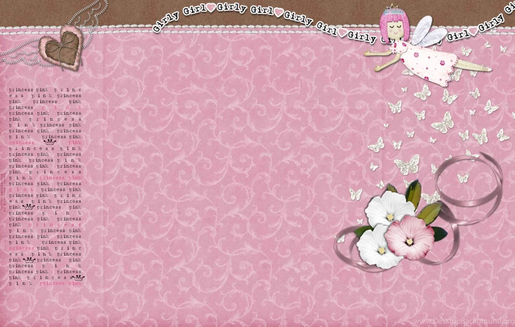 Pink Princess Twitter Backgrounds, Pink Princess Twitter Themes