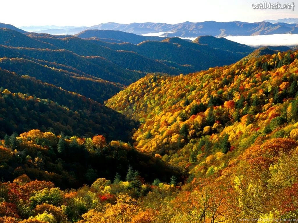 Smoky Mountain Sunrise   Wallpaper.