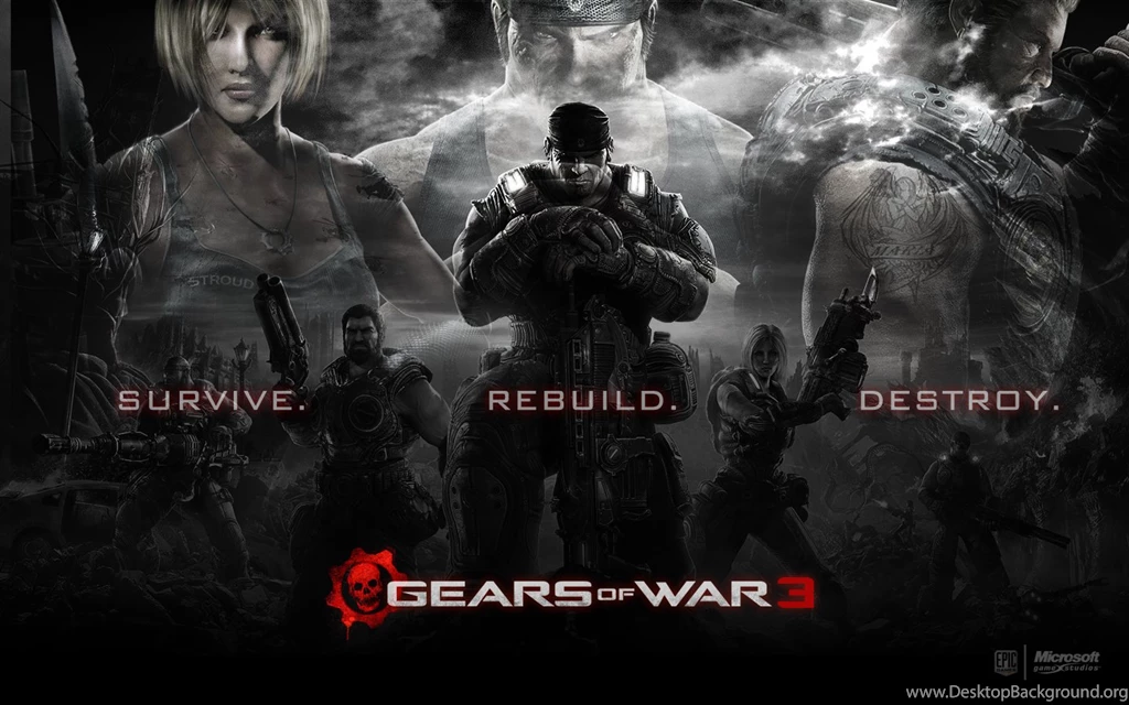 Cool Gears Of War 3 Wallpapers Hd Hd Wallpapers Desktop Background