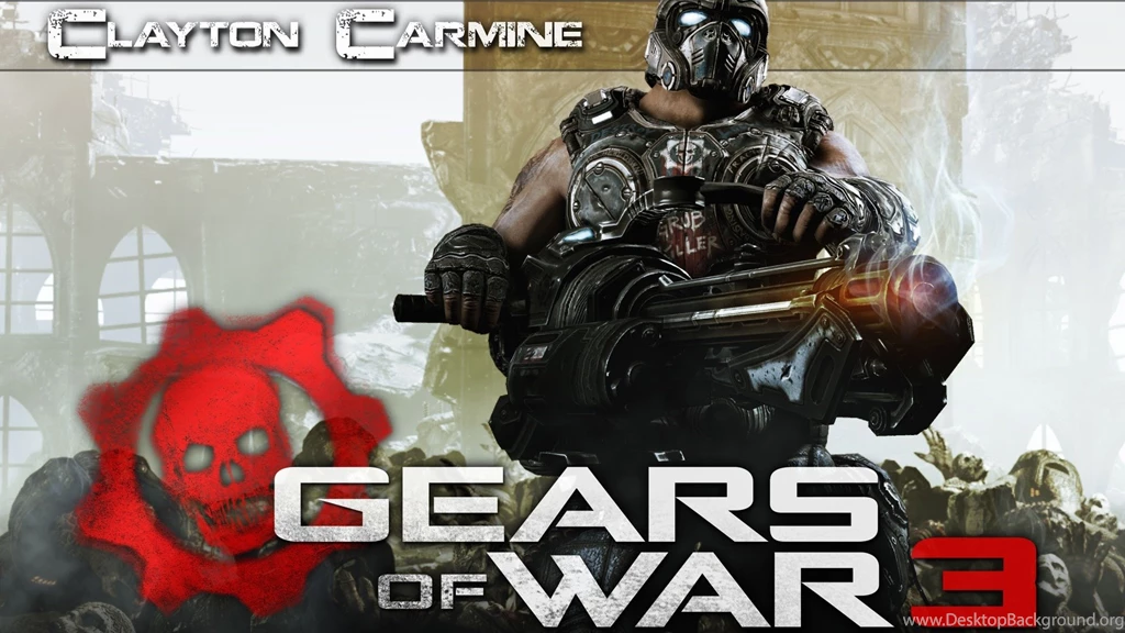Download Wallpapers 1920x1080 Gears Of War 3, Clayton Carmine, Gun ...