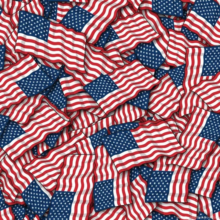 Waving American Usa Flag Pattern Backgrounds Design American (US ...
