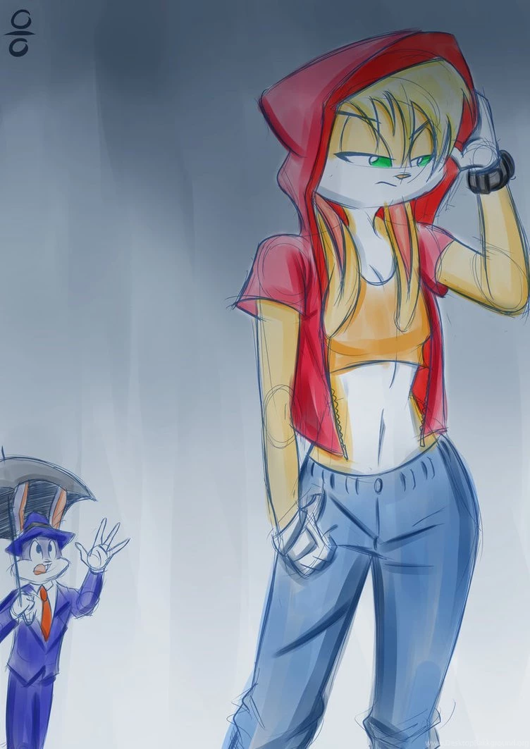 Lola Bunny Sketch_rain By Chozan On DeviantArt