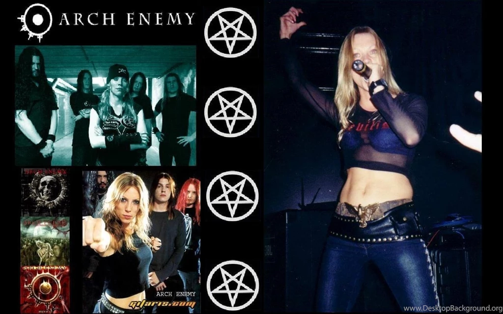 ARCH ENEMY Technical Power Death Metal Hard Rock Heavy Concert ...