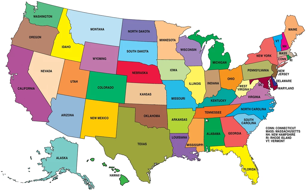 MAP USA
