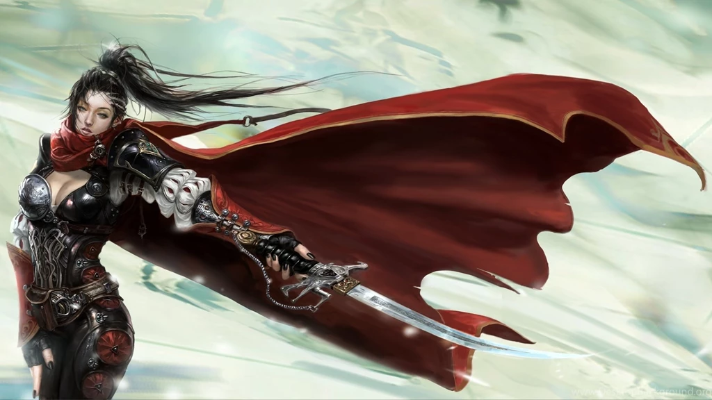 Cloaked Woman Warrior Wallpapers HD