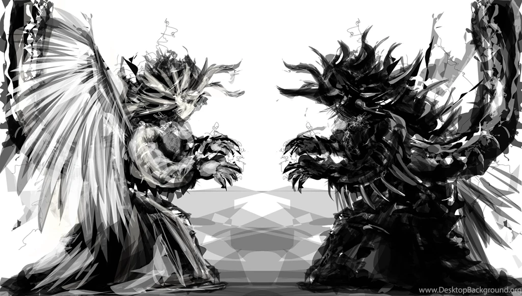 Justpict.com Angel And Demon Wallpapers