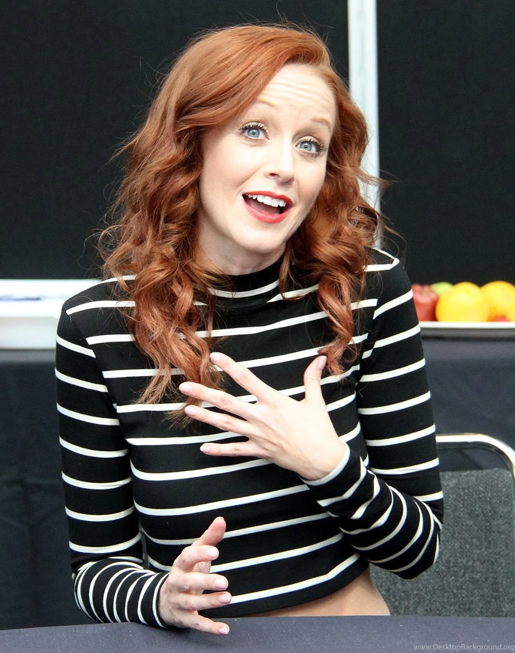 Lindy Booth   Promoting 'The Librarian' At Comic Con In NYC