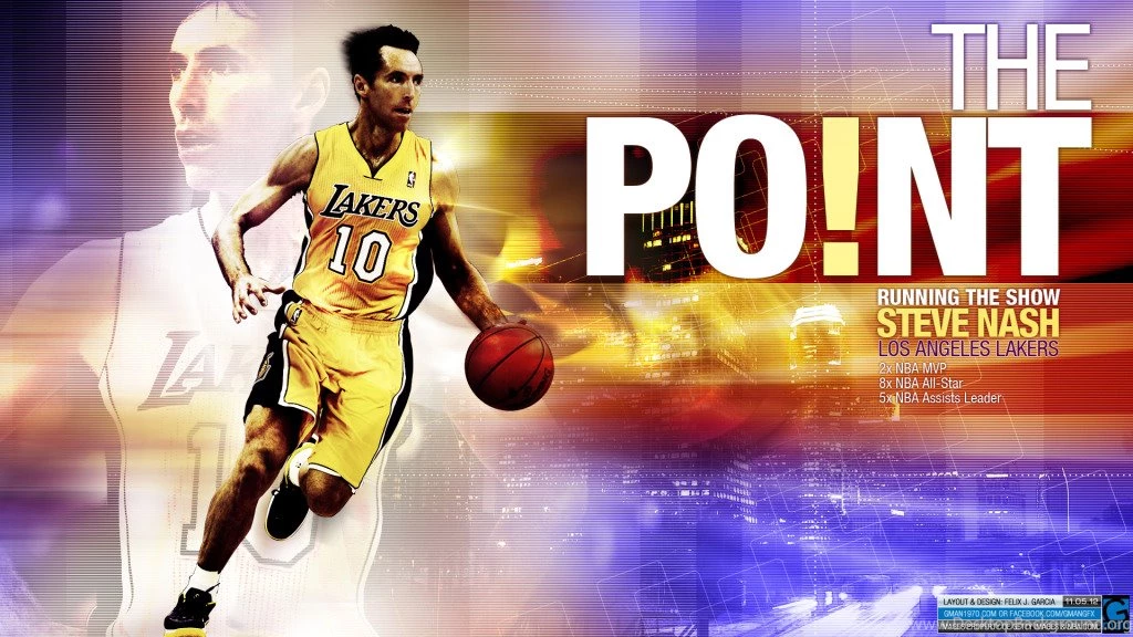 Steve Nash Wall "The Point"   Wallpapers Showcase   Lakers Nation ...