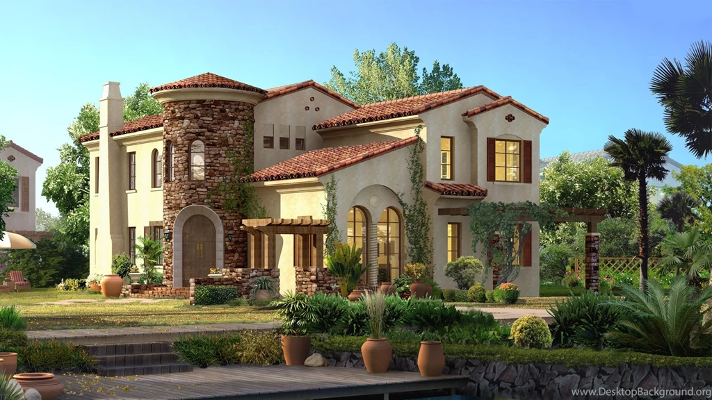 Download Wallpapers 1920x1080 House, Residential, Design ...