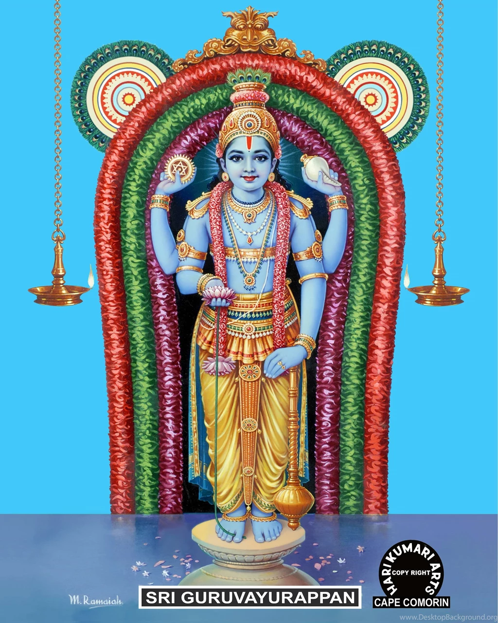 The Gallery For   > Guruvayoorappan Wallpapers