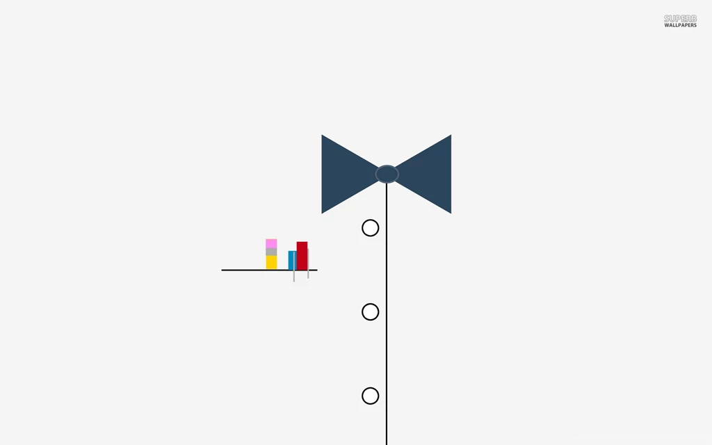 Shirt With Bow Tie Wallpapers Minimalistic Wallpapers