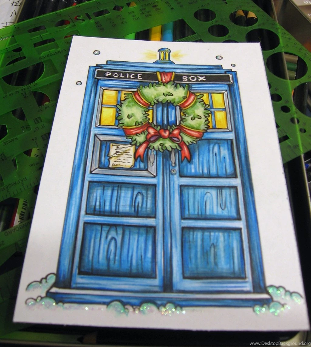 Christmas Doctor Who Tardis By MissInfected On DeviantArt